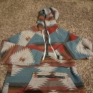 Southwestern Patterned Hoodie